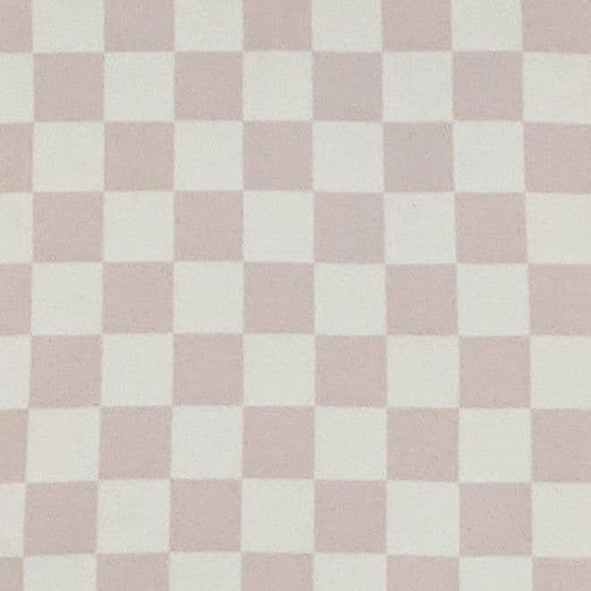 Tan Checkered | Minky Blanket