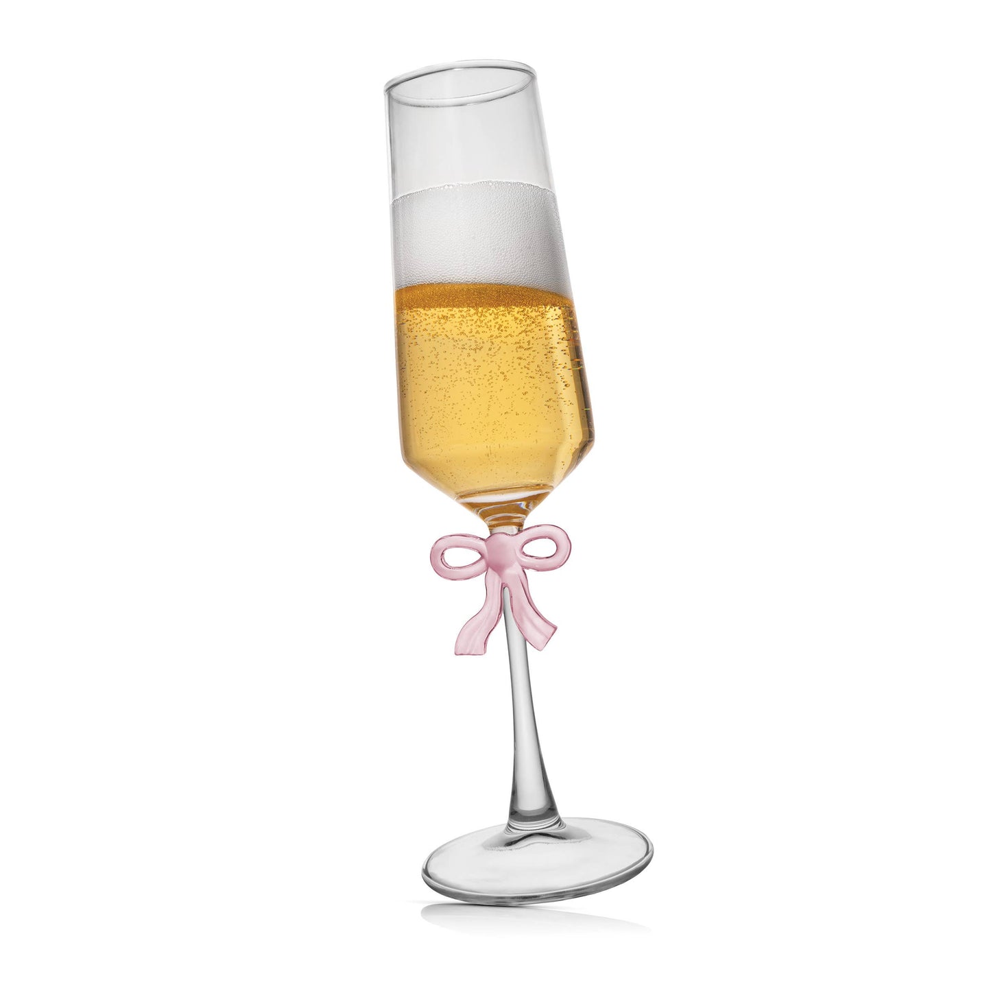 Pink Bow | Champagne Flute