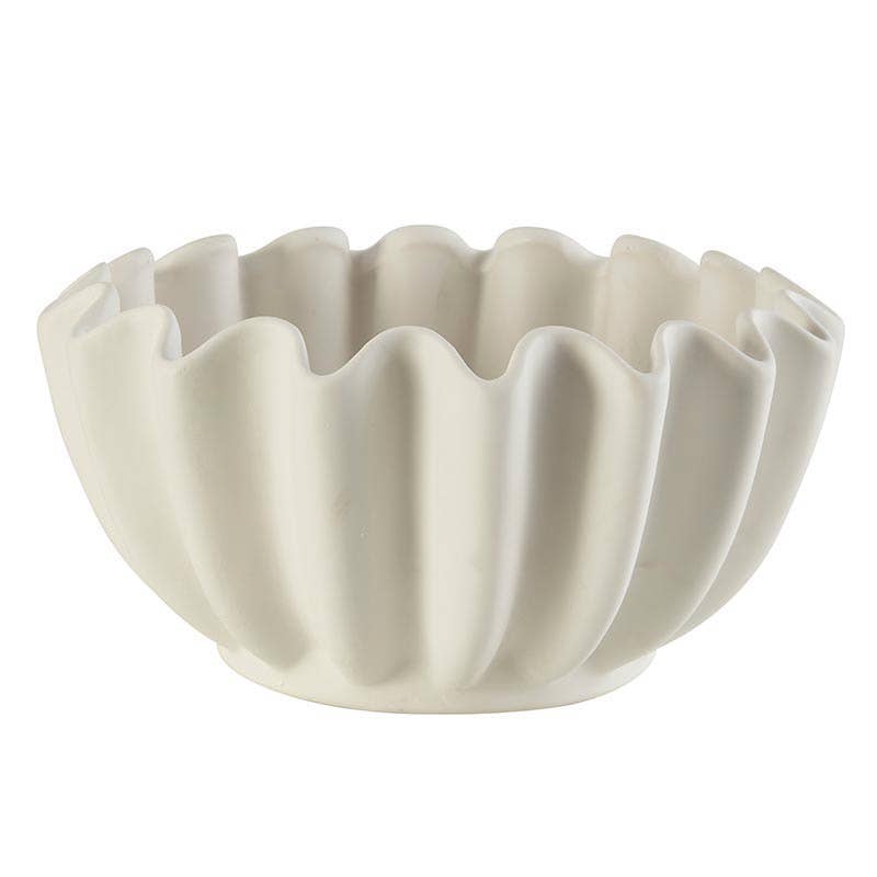 Ruffle | Large Ceramic Bowl