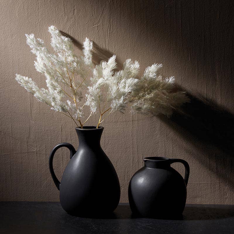 In the Shadows | Black Ceramic Vessel