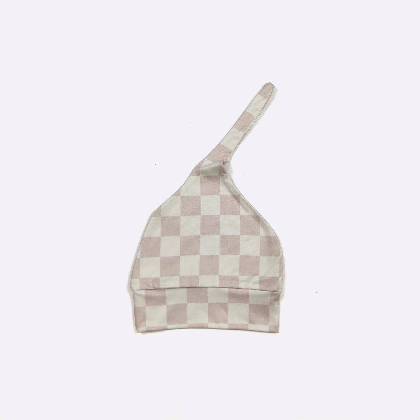Tan Checkered | Knotted Gown