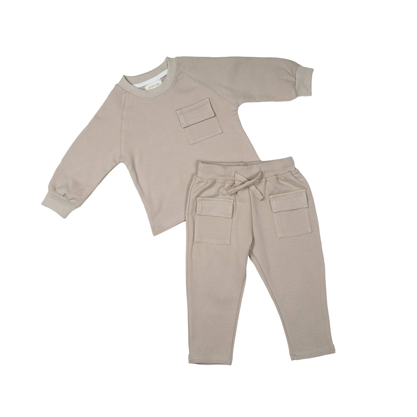 Raglan Daywear Set | Pale Grey