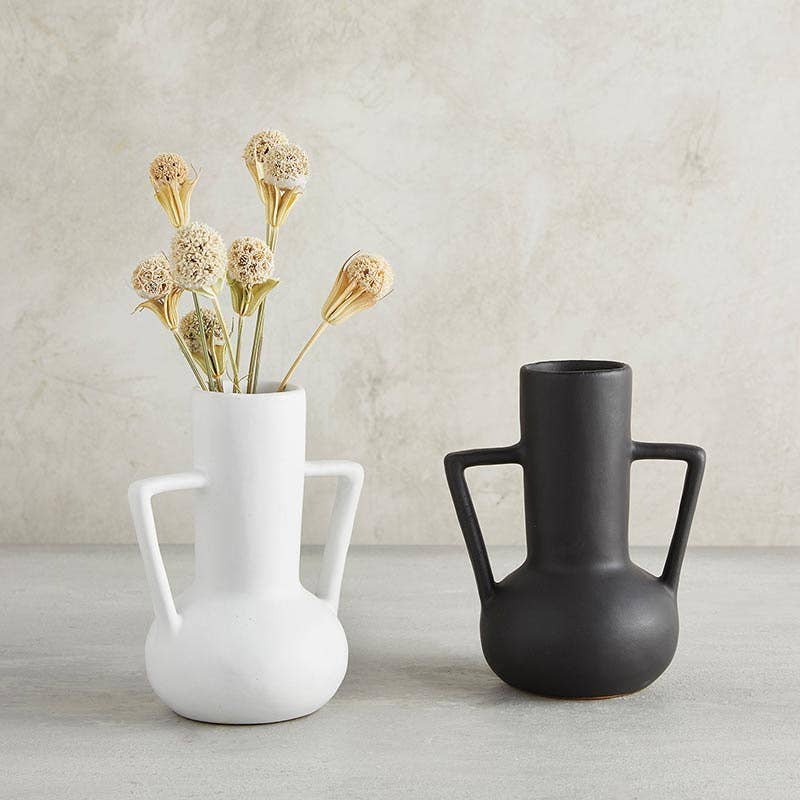 Dark Shadows | Ceramic Black Vase