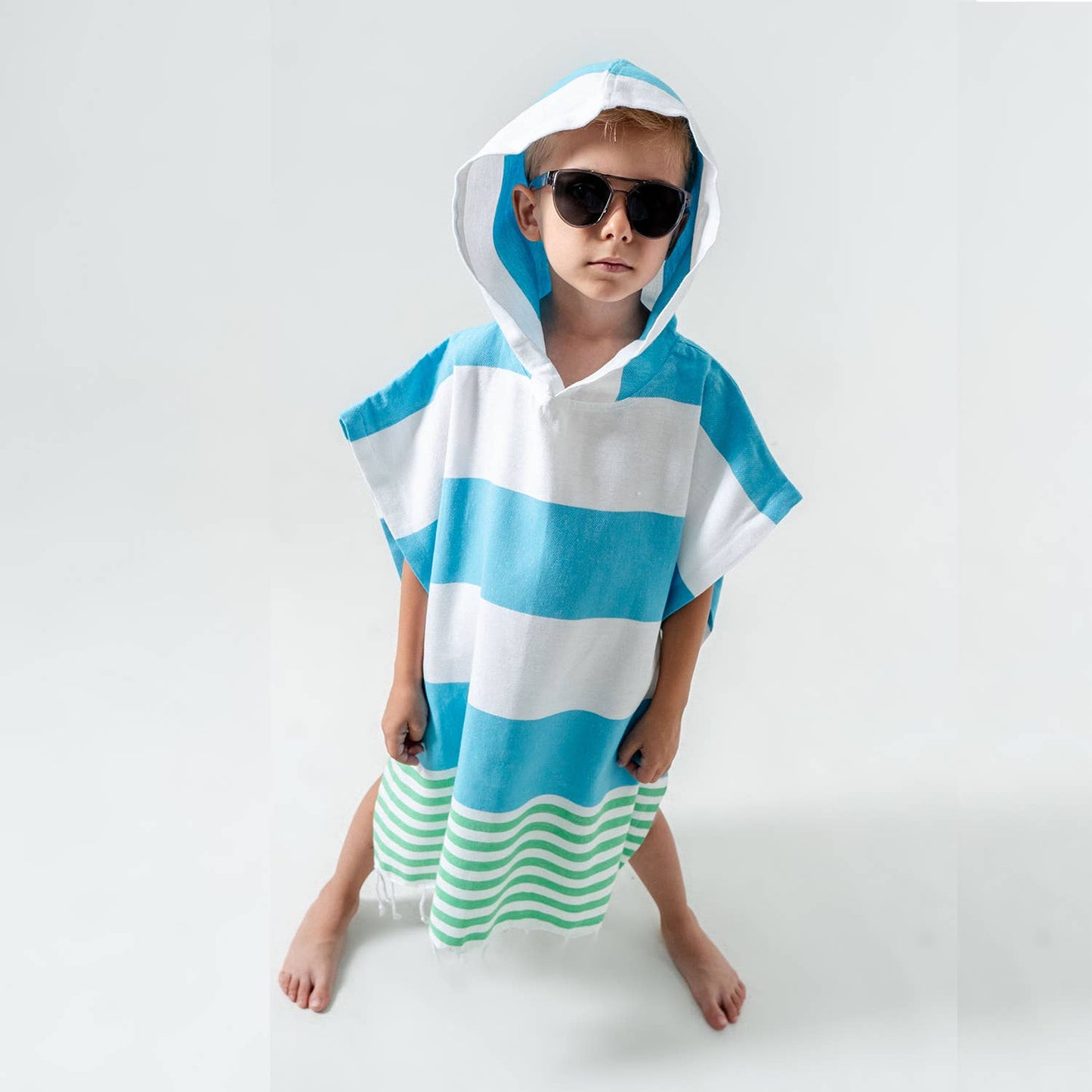 Turkish Cotton | Hooded Towel Poncho