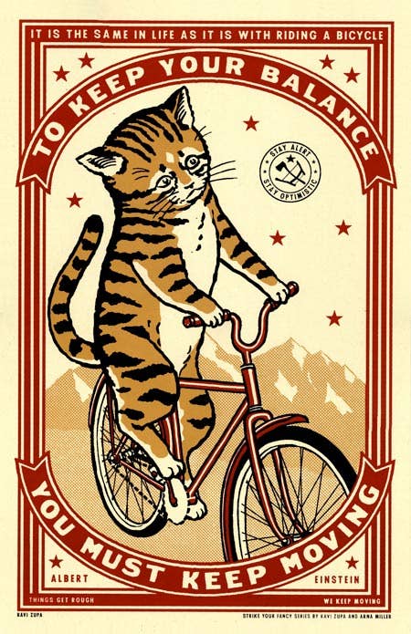 Keep Moving 11"x17" Poster SYF