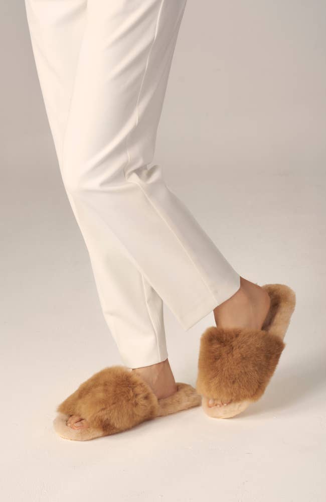 Alpaca Fur Slippers