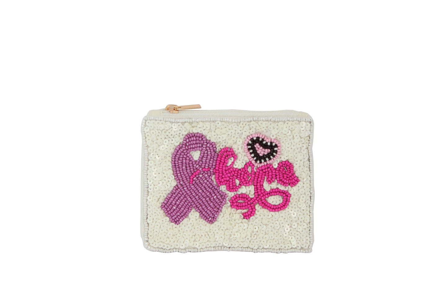 Pink Hope | Beaded Zip