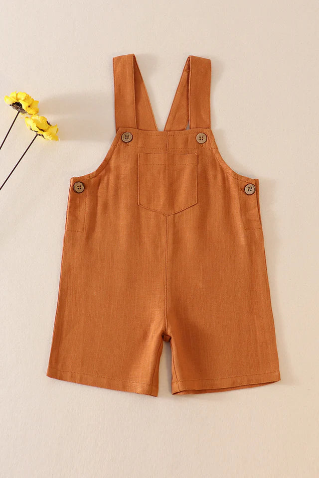 Caramel Linen | Overalls