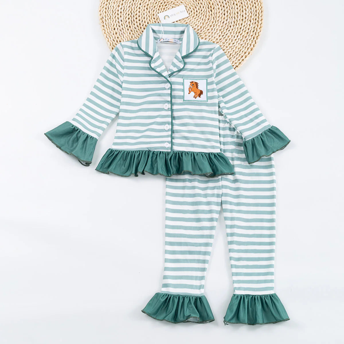 Giddy up! - Ruffle Girl Pajamas