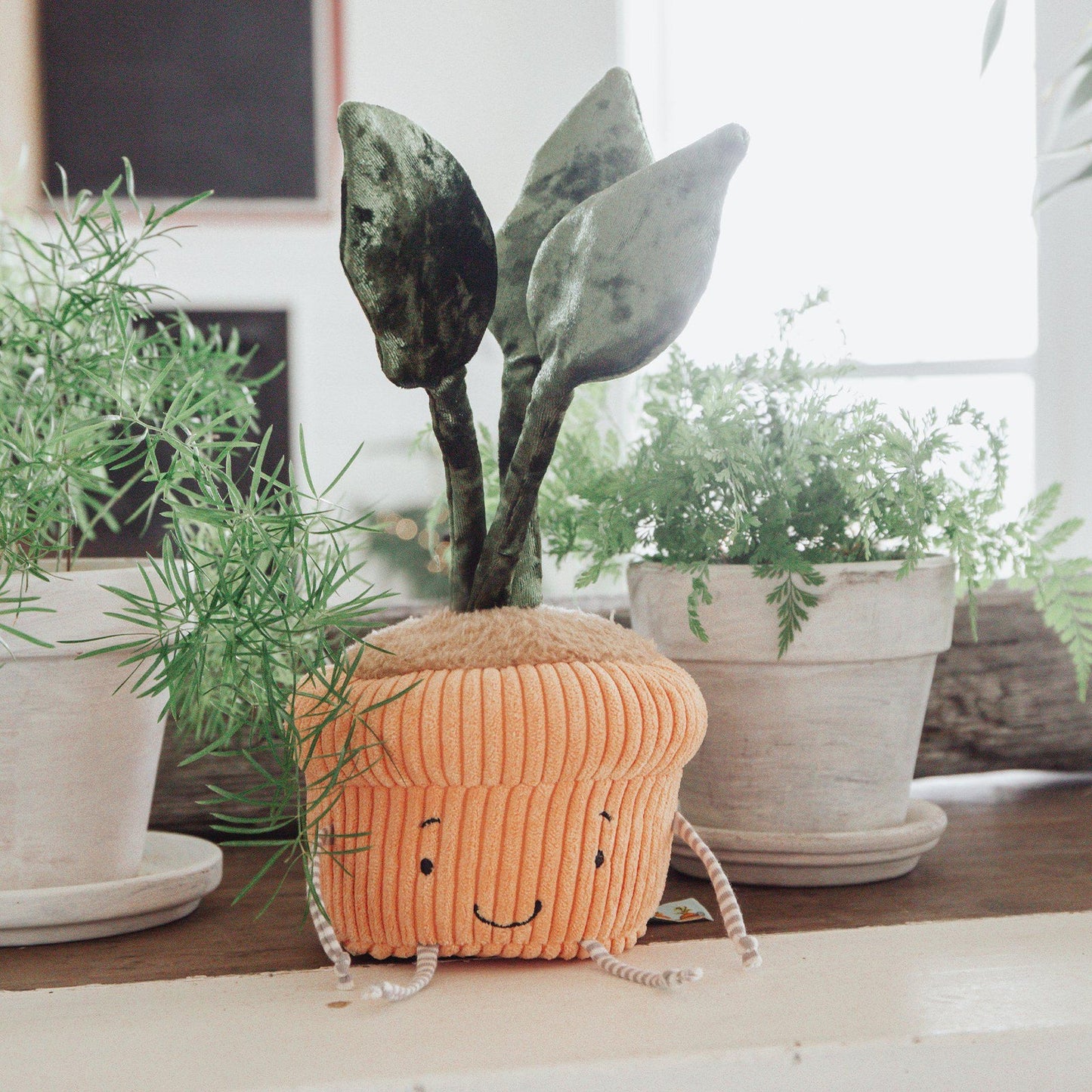 Monstera Plant | Windowsill Plushie