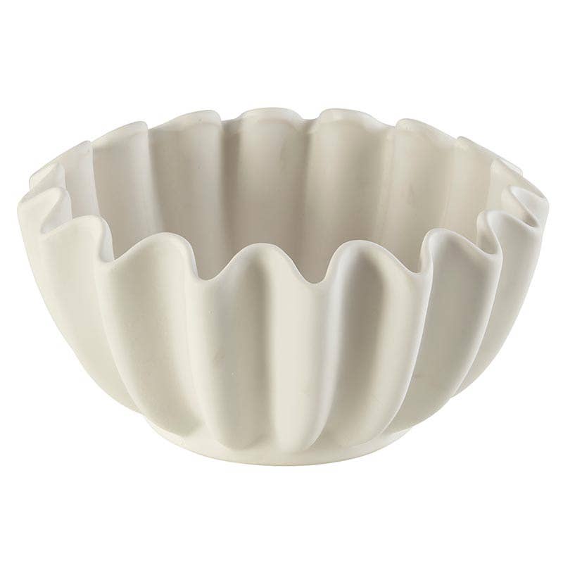 Ruffle | Large Ceramic Bowl