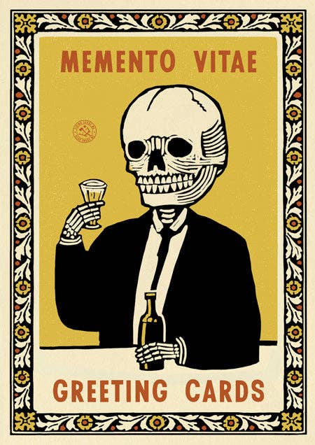 Greeting Cards 5"x7", Memento Vitae RZA