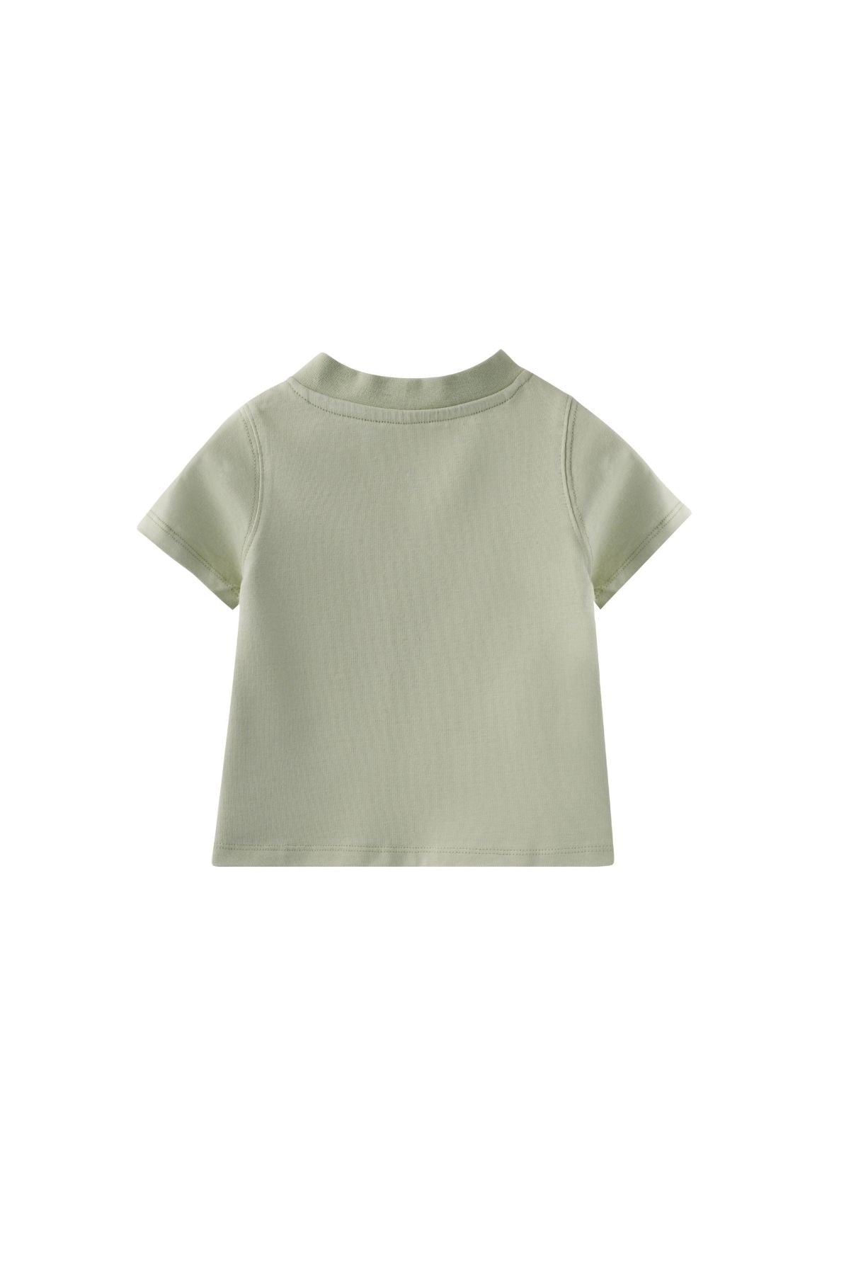 Organic Cotton T-Shirt and Shorts Set | Grey Green