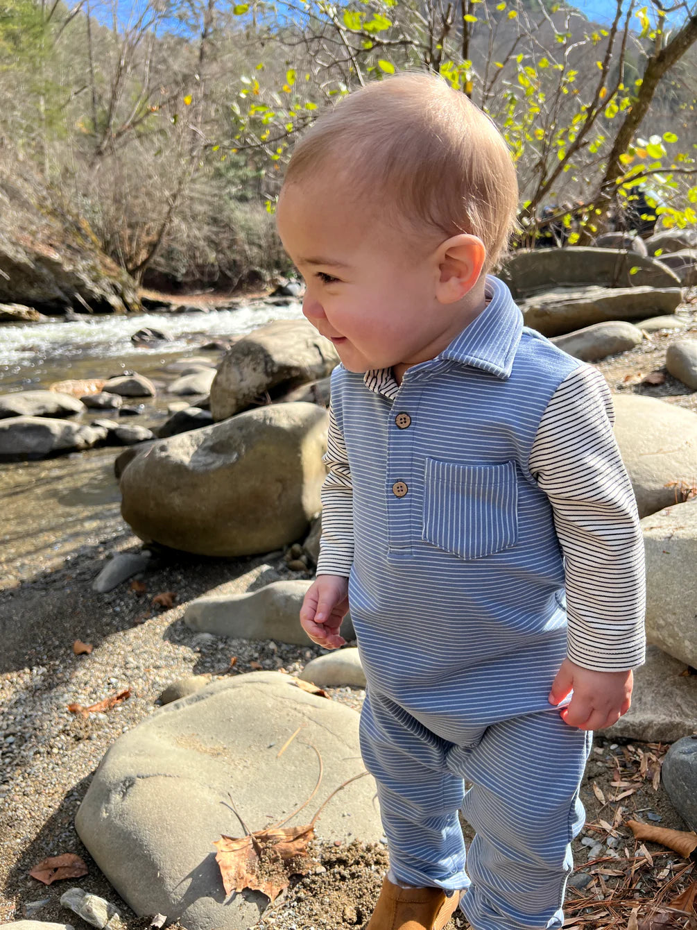 Cosy Polo Romper | Arlington