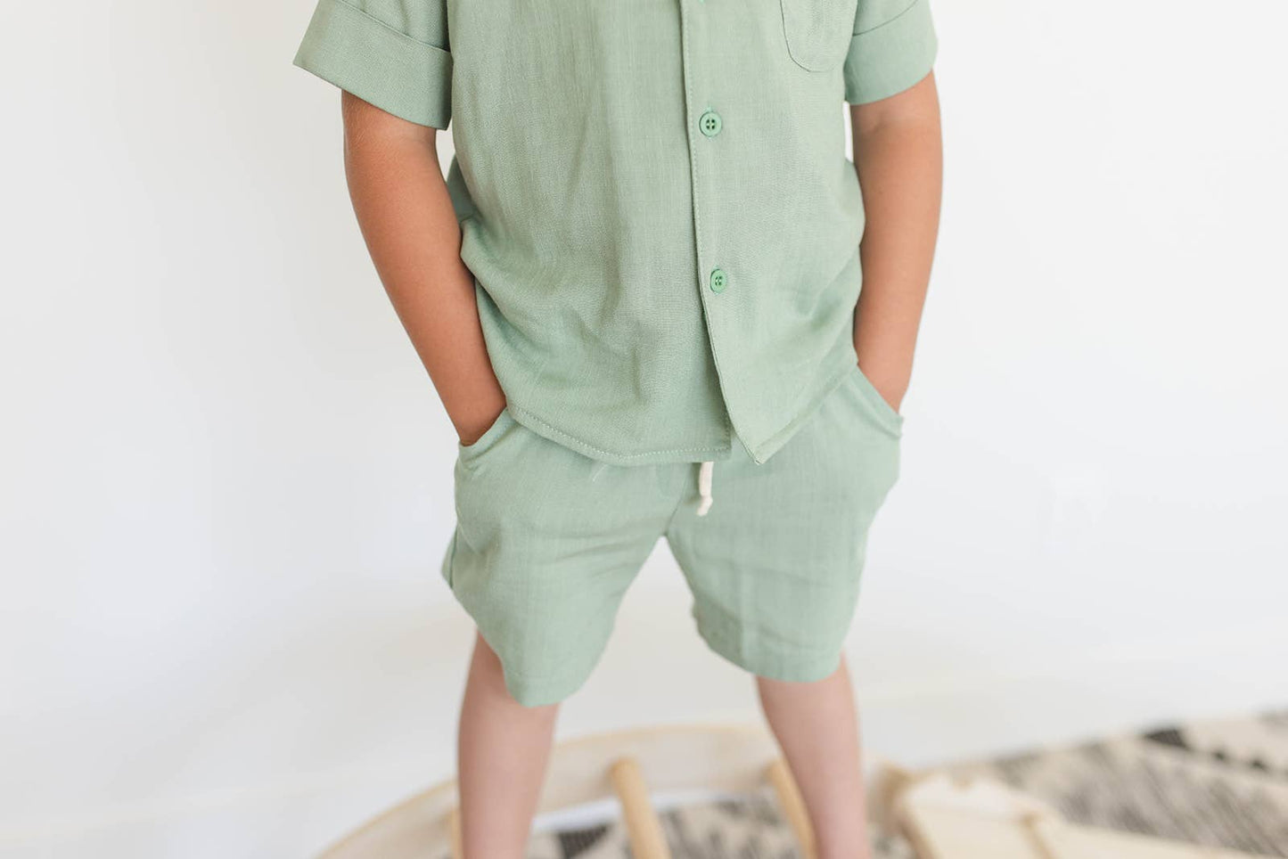 Cotton Linen Set | Mint