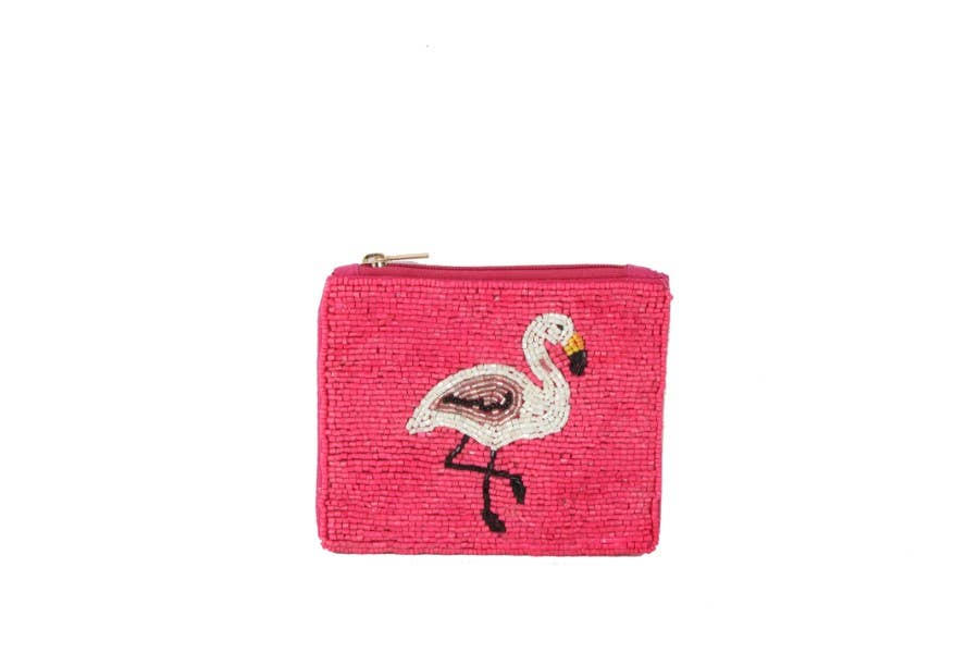 Flamingo | Beaded Zip