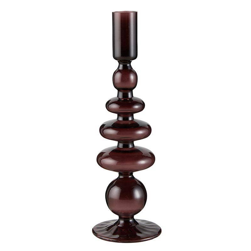 Plum Taper | Candleholder Set