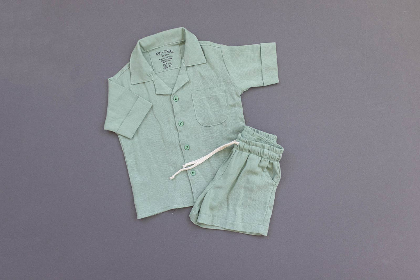 Cotton Linen Set | Mint