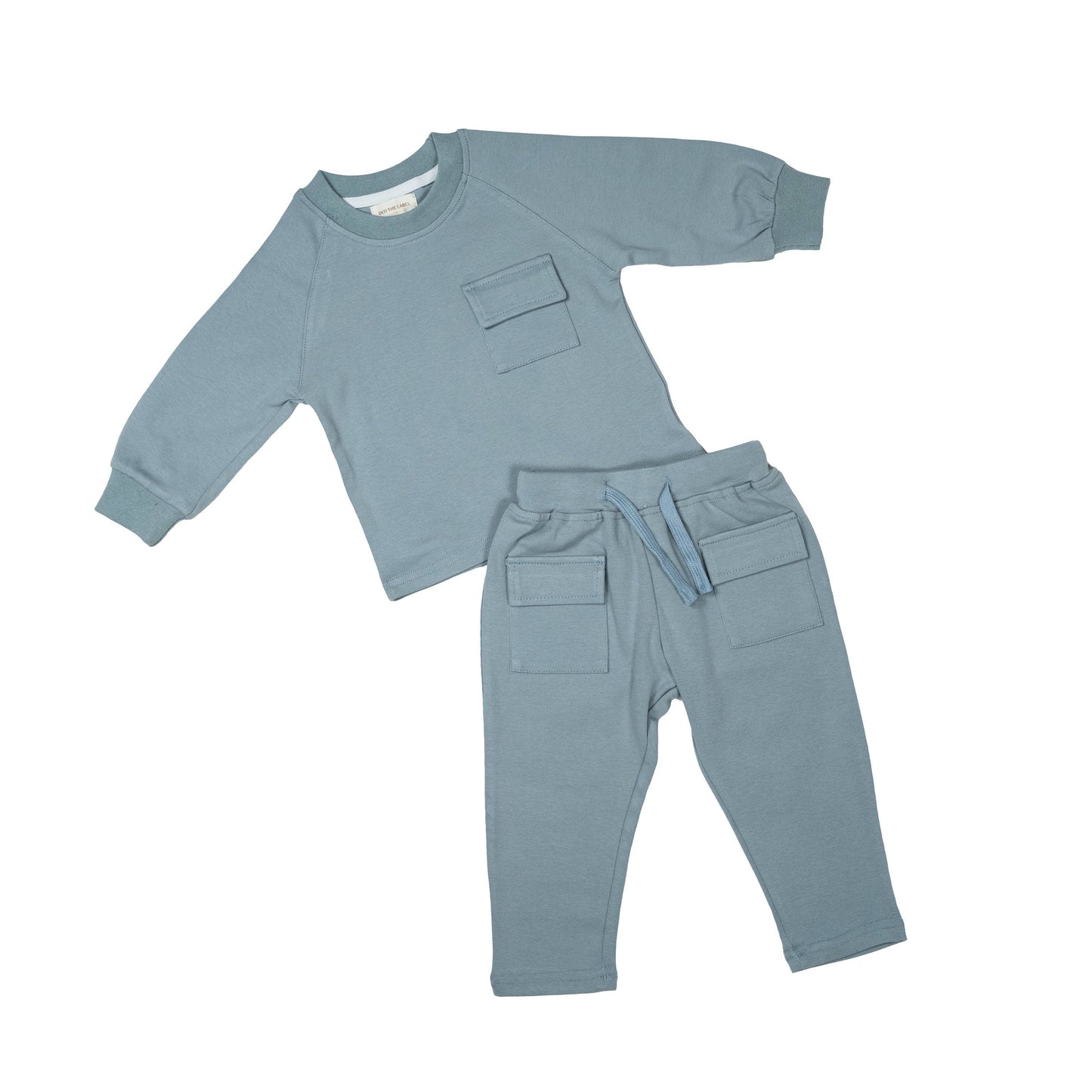 Raglan Daywear Set | Dusty Blue