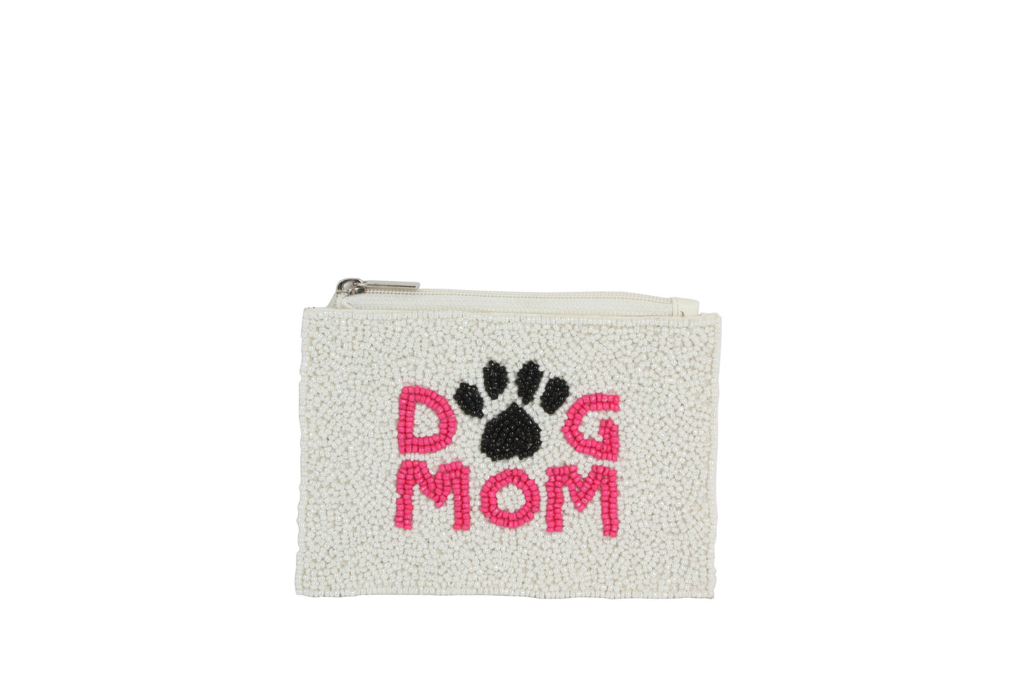 Dog Mom | Beaded Zip