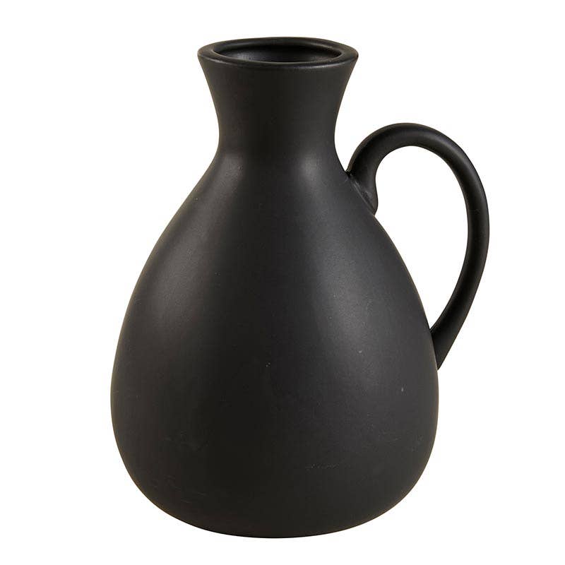 In the Shadows | Black Ceramic Vessel
