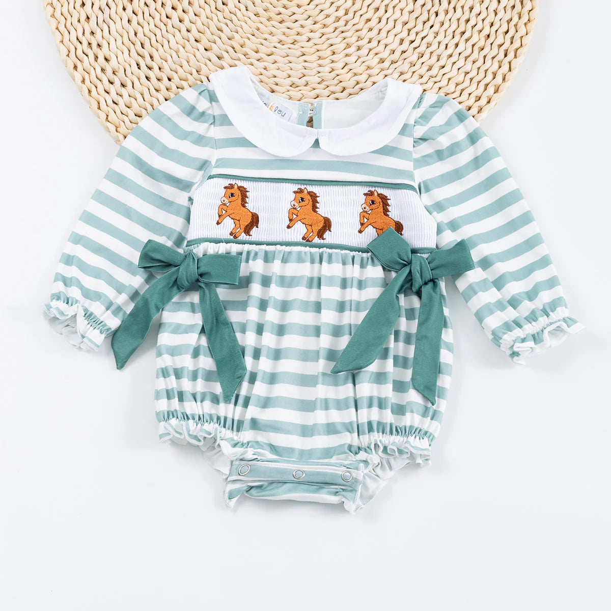 Giddy up! - Girl Bubble Romper