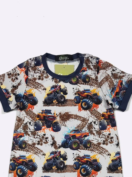 Dirt Crushing Trucks | Romper