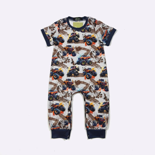 Dirt Crushing Trucks | Romper