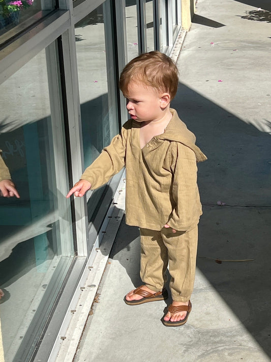 Play Up | Organic Cotton Tunic Set | Green