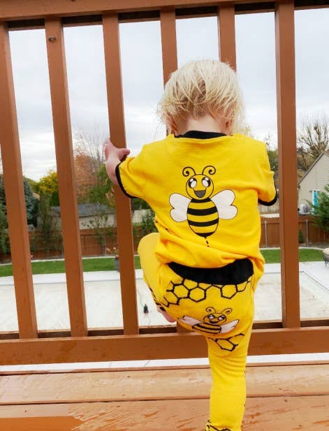 Knit Leggings | Buzz the Bee
