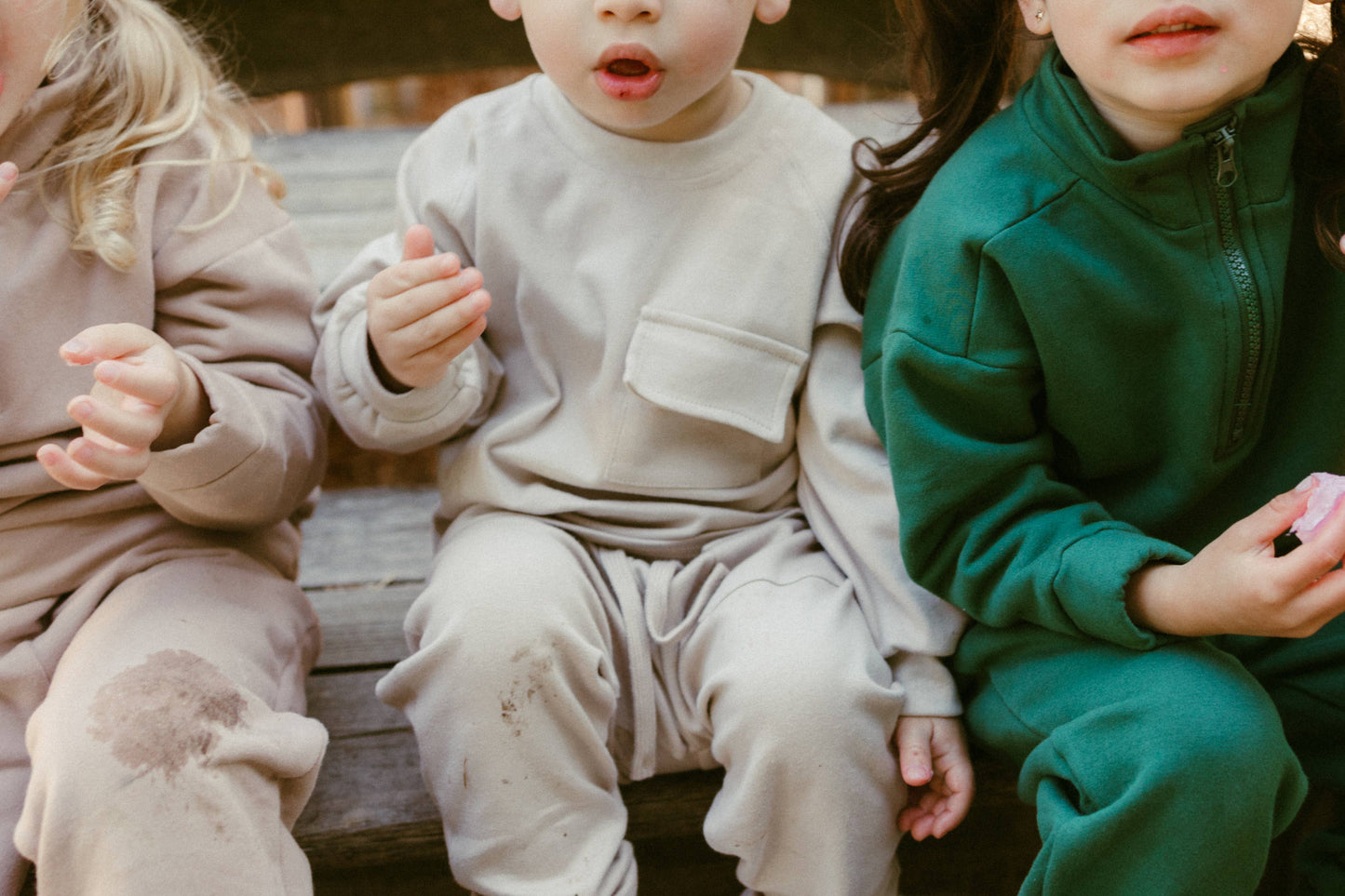 Raglan Daywear Set | Pale Grey