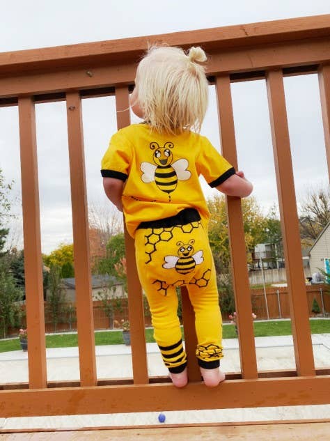 Knit Leggings | Buzz the Bee