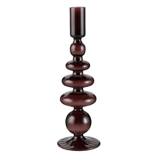 Plum Taper | Candleholder Set