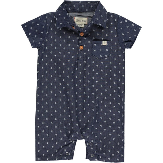 Chambray Romper | Anchor