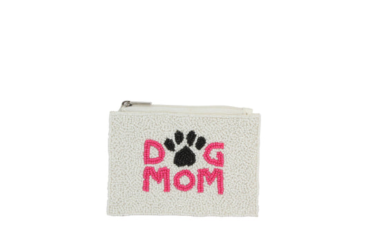 Dog Mom | Beaded Zip