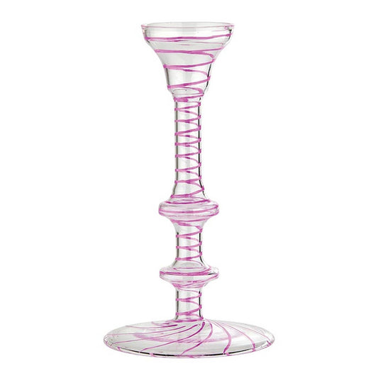 Pink Stripes | Candleholder Set