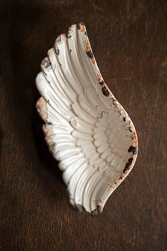 Iron Wing Tray | Rustic White